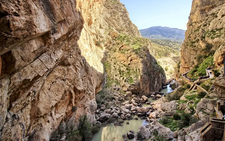 The Andalusian countryside on the road from Seville to El Chorro